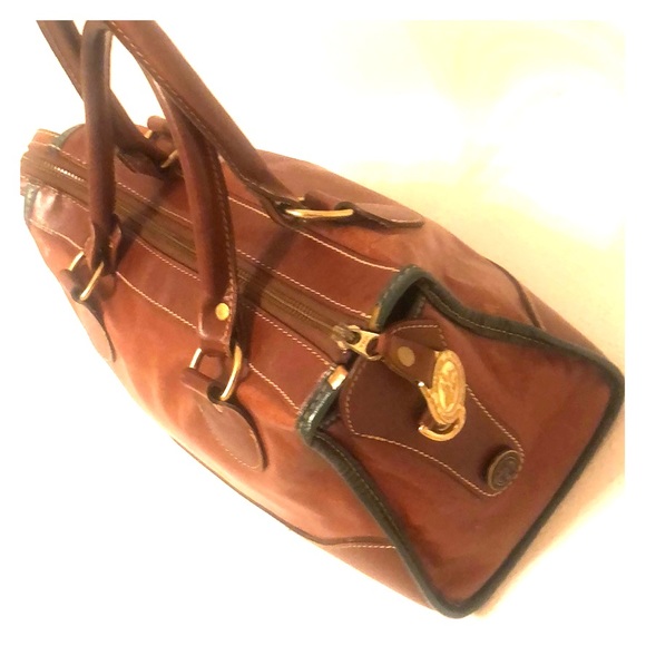 brahmin Handbags - Vtg Brahmin lather saddle speedy bag